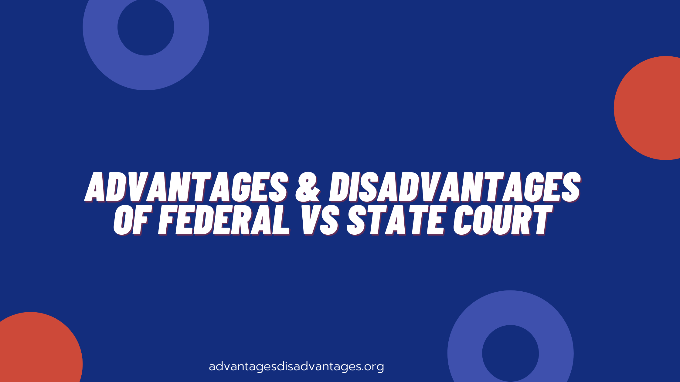 Federal vs State Court