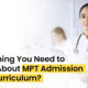 MPT Admission